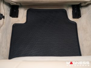 Alfa Romeo Giulia Floor Mat Set - All Weather Rubber Front/ Rear 4 Piece Set - Deluxe - Q4/ AWD Model